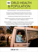 World Health & Population